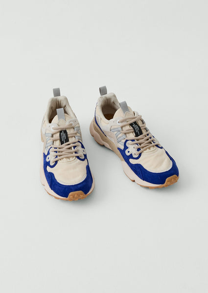Flower Mountain Yamano Kaiso Trainers | Chalk/Hydrangea Blue | TOAST