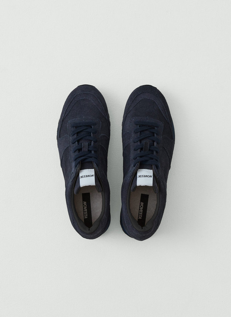 Novesta Suede Marathon Trail Trainers | Midnight Blue