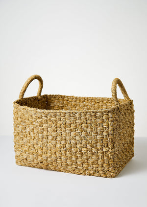Chatai Weave Hogla Storage Basket | Natural