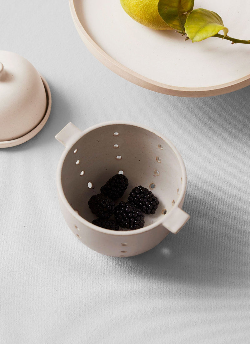 Rebecca Williams Berry Colander | Matte White