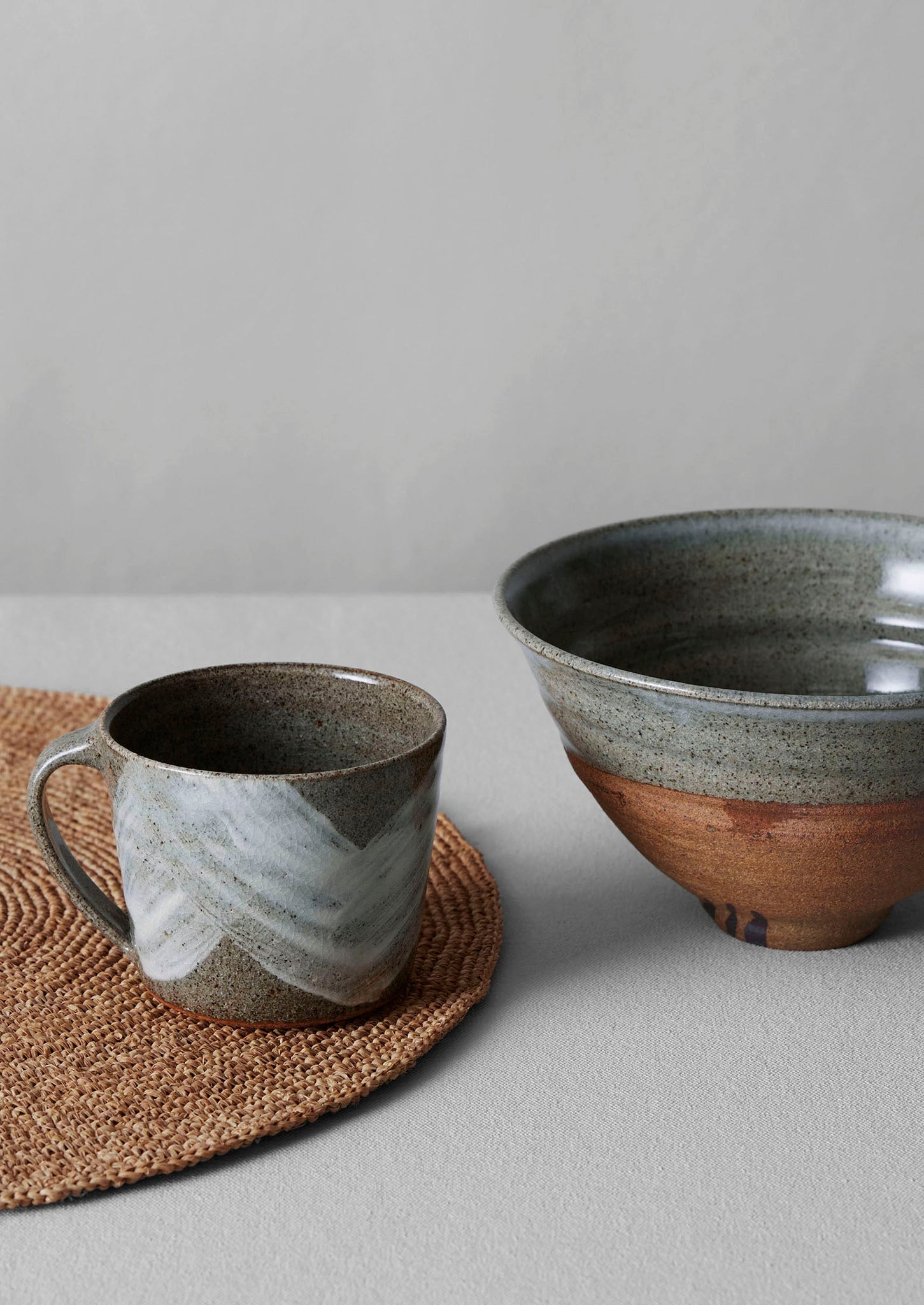 Bert Jones Brushstroke Mug | Speckled Grey