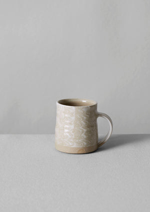 Lily Pearmain Ripple Mug | White