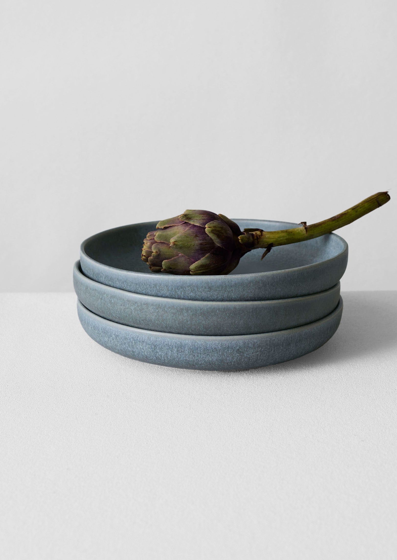 Cove Stoneware Deep Plate | Blue Grey | TOAST