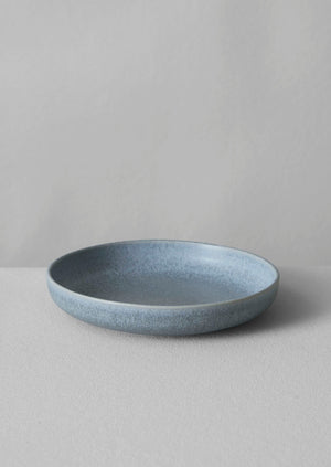 Cove Stoneware Deep Plate | Blue Grey