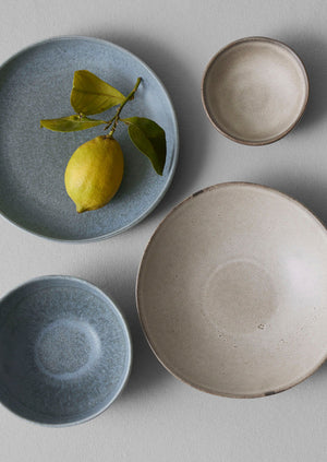 Cove Stoneware Dip Bowl | Speckled Grey