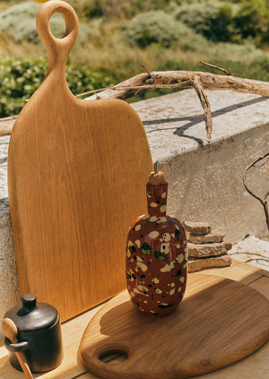 Cortona Splatter Oil Pourer | Terracotta/Multi