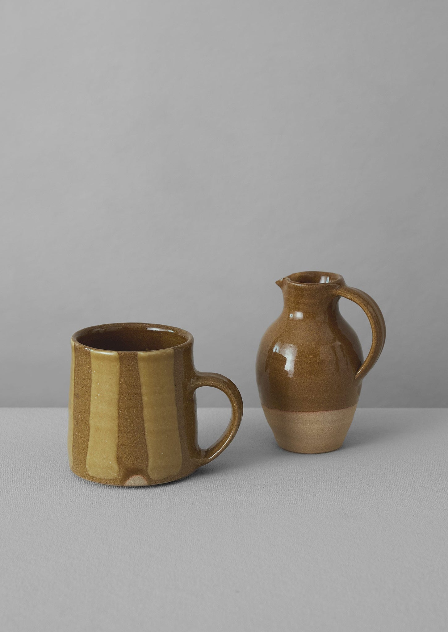 Lily Pearmain Striped Mug | Ochre