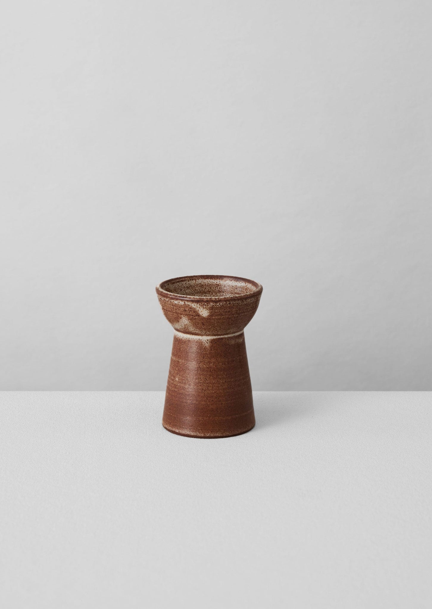 SZ Ceramics Pillar Candle Holder | Chestnut