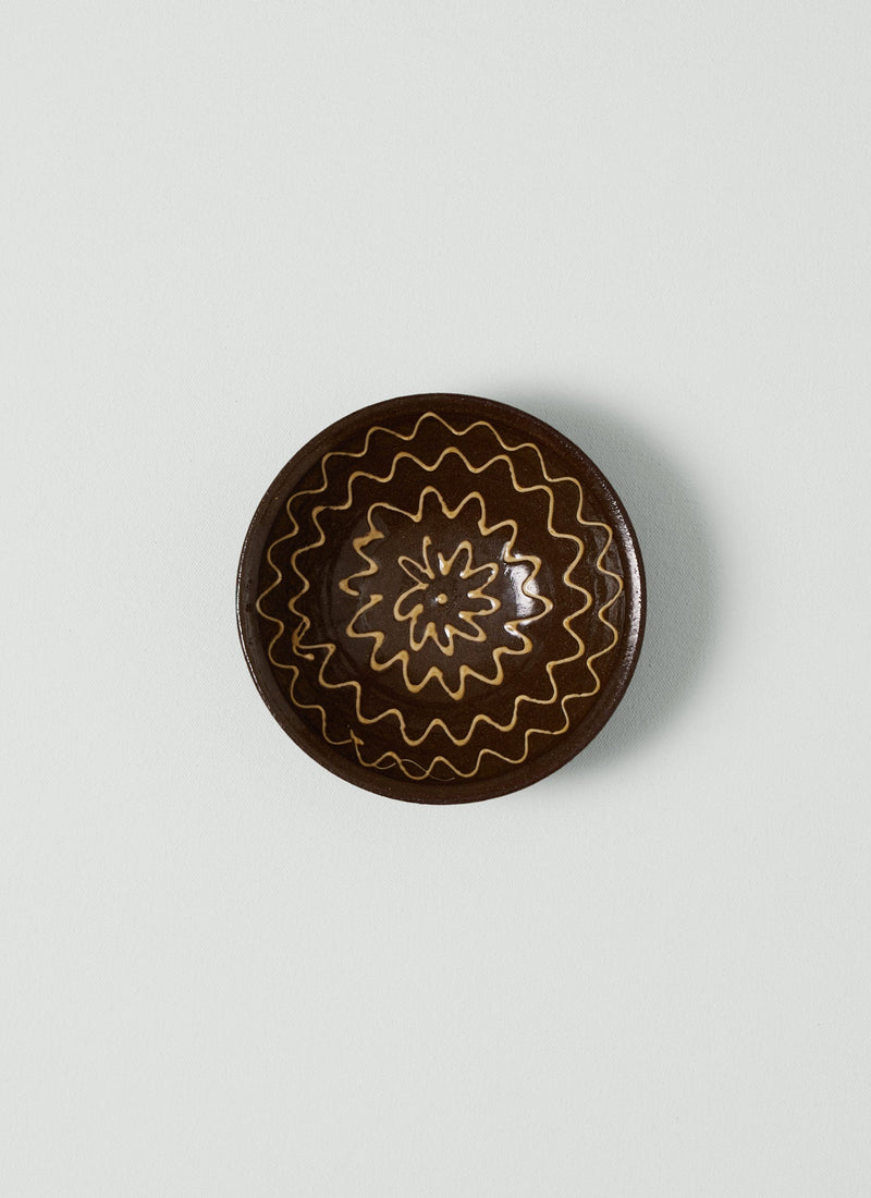 Lily Pearmain Flower Pattern Small Bowl | Peat/Terracotta