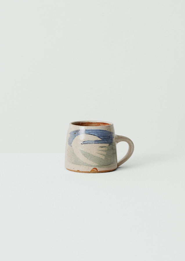 Gilliflower Pottery Bird Mug | White/Blue