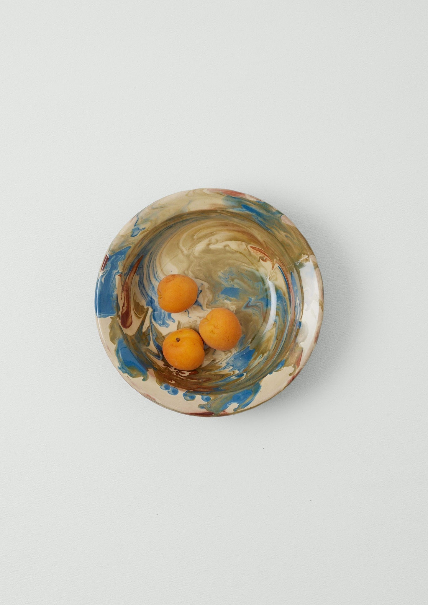 Poterie Barbotine Marbled Dish | Sand/Moss