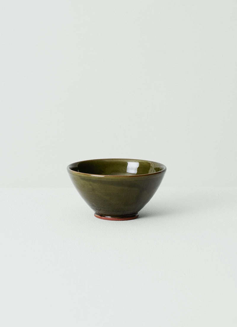 Poterie Barbotine Breakfast Bowl | Bottle Green