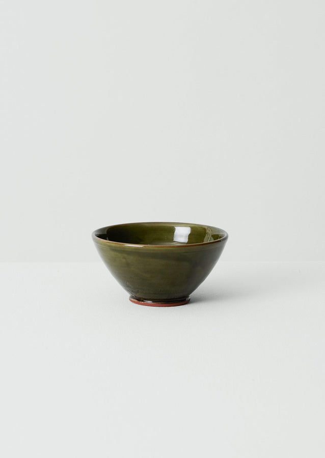Poterie Barbotine Breakfast Bowl | Bottle Green