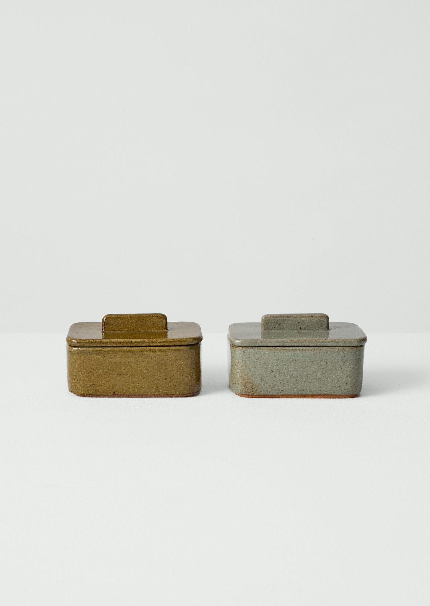 Cisco And The Sun Stoneware Butter Box | Moss