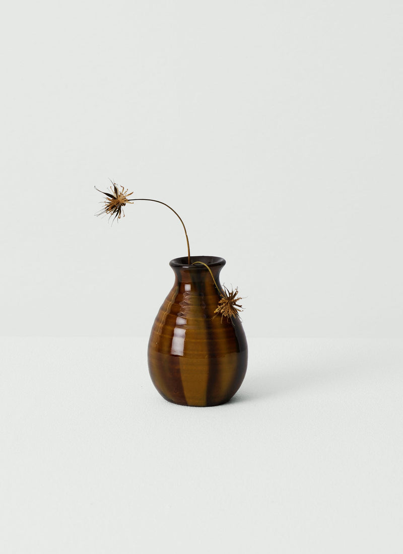 Rob Towler Slipware Bud Vase | Honey