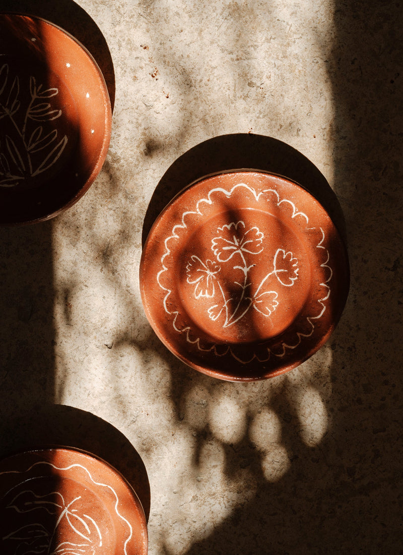 Celia Wood Rosemary Trinket Dish | Terracotta/Rosemary