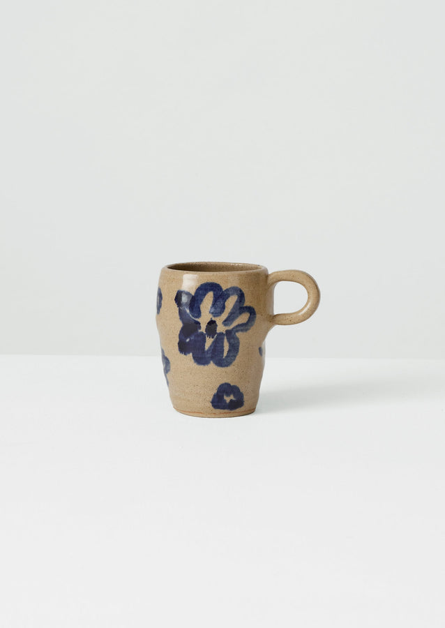 Zosia Painted Flower Tall Mug