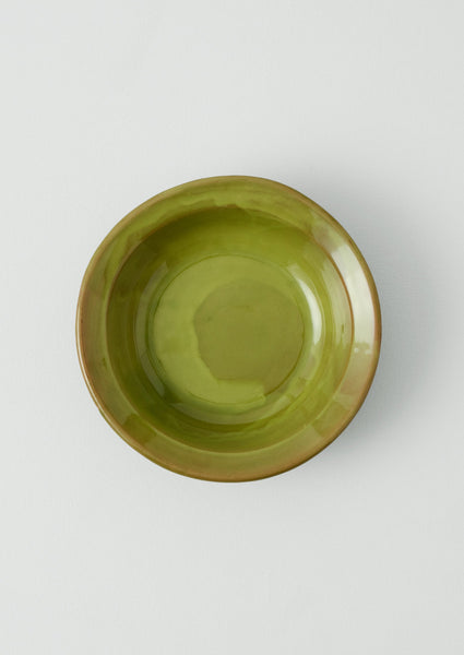 TOAST Poterie Barbotine Deep Bowl | Anise/Terracotta