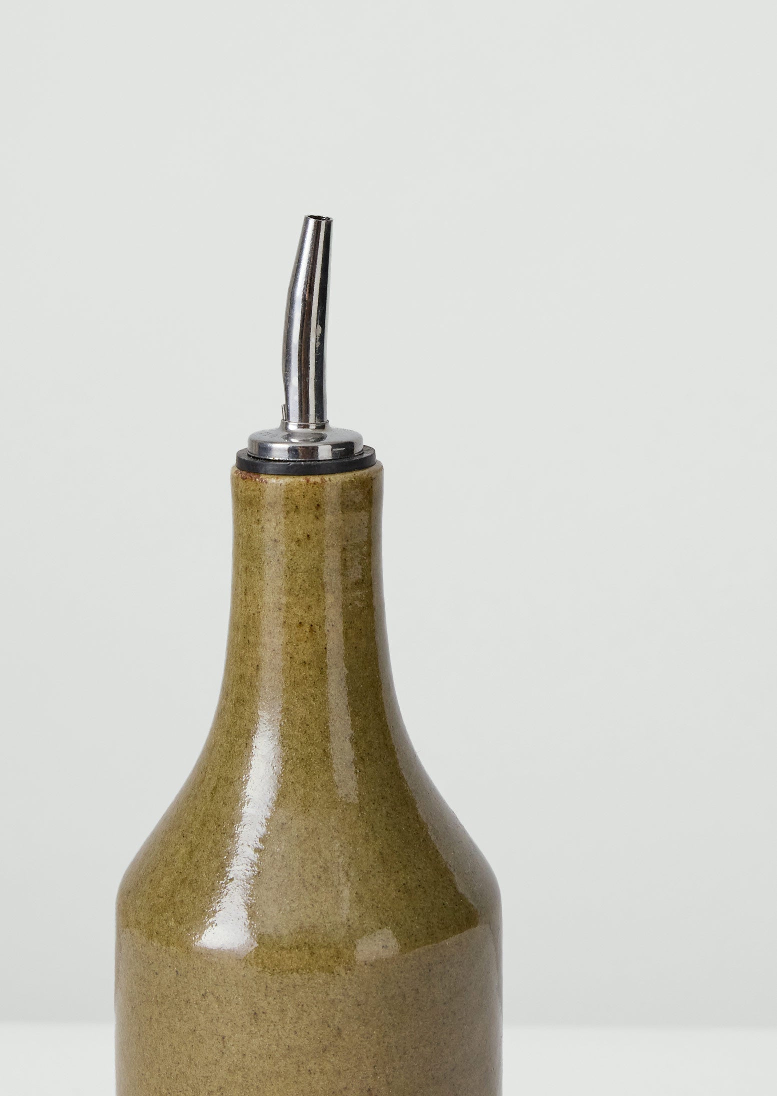 Cisco And The Sun Stoneware Oil Pourer | Moss | TOAST