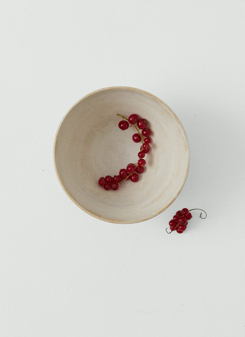 Elke Lucas Carved Bowl | Cream