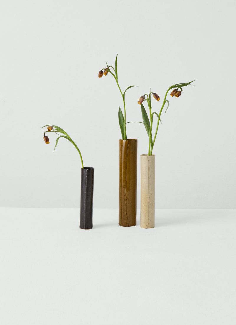 Tom Lawson Large Cylindrical Vase | Honey