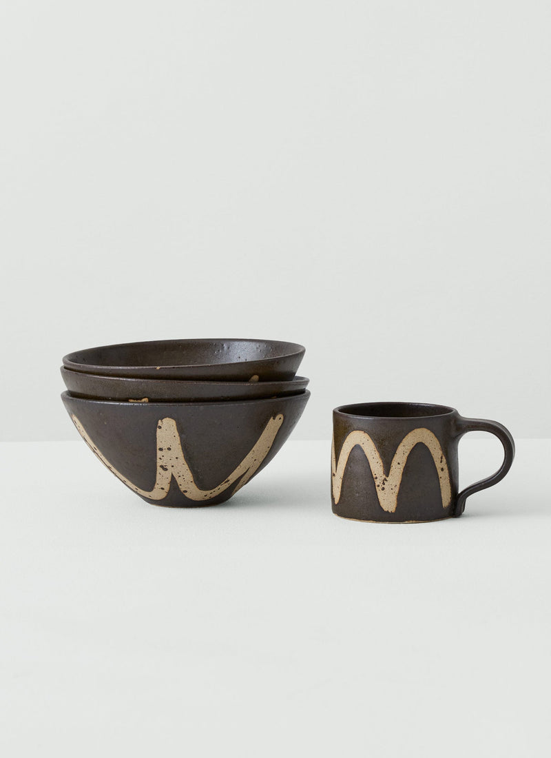 US Ty Clai Wave Mug | Peat