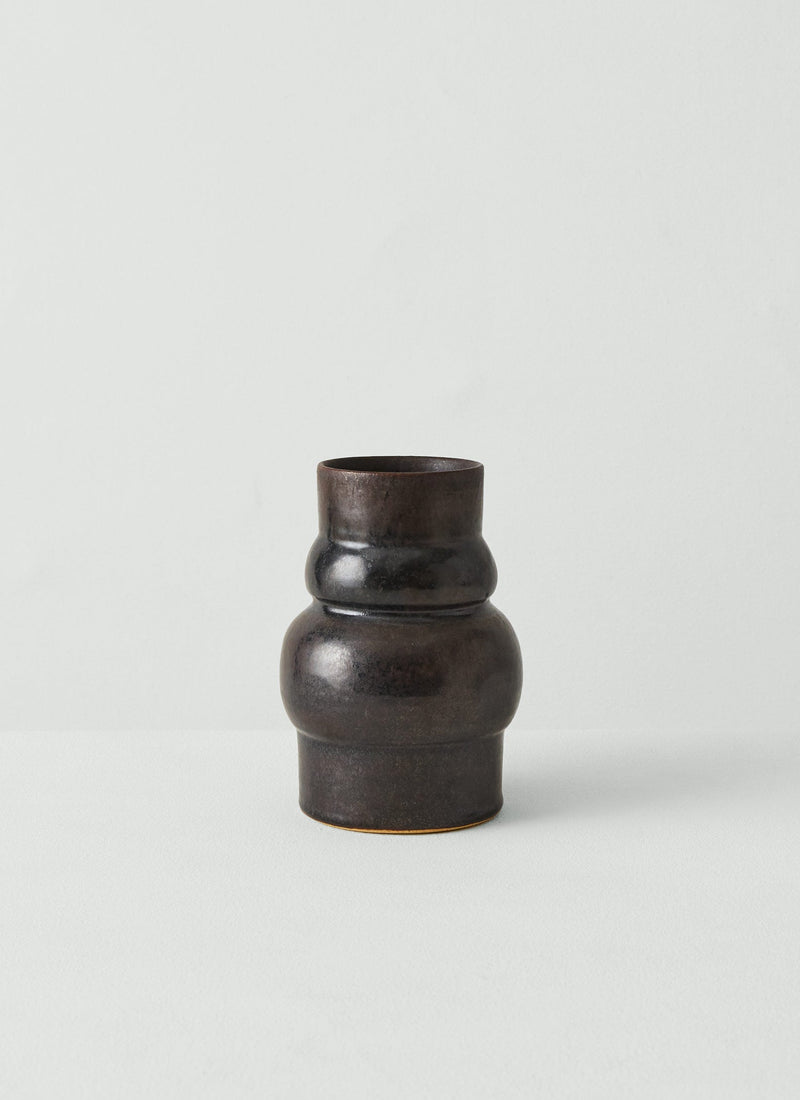 Soweh Wood Fired Vase | Carbon Black