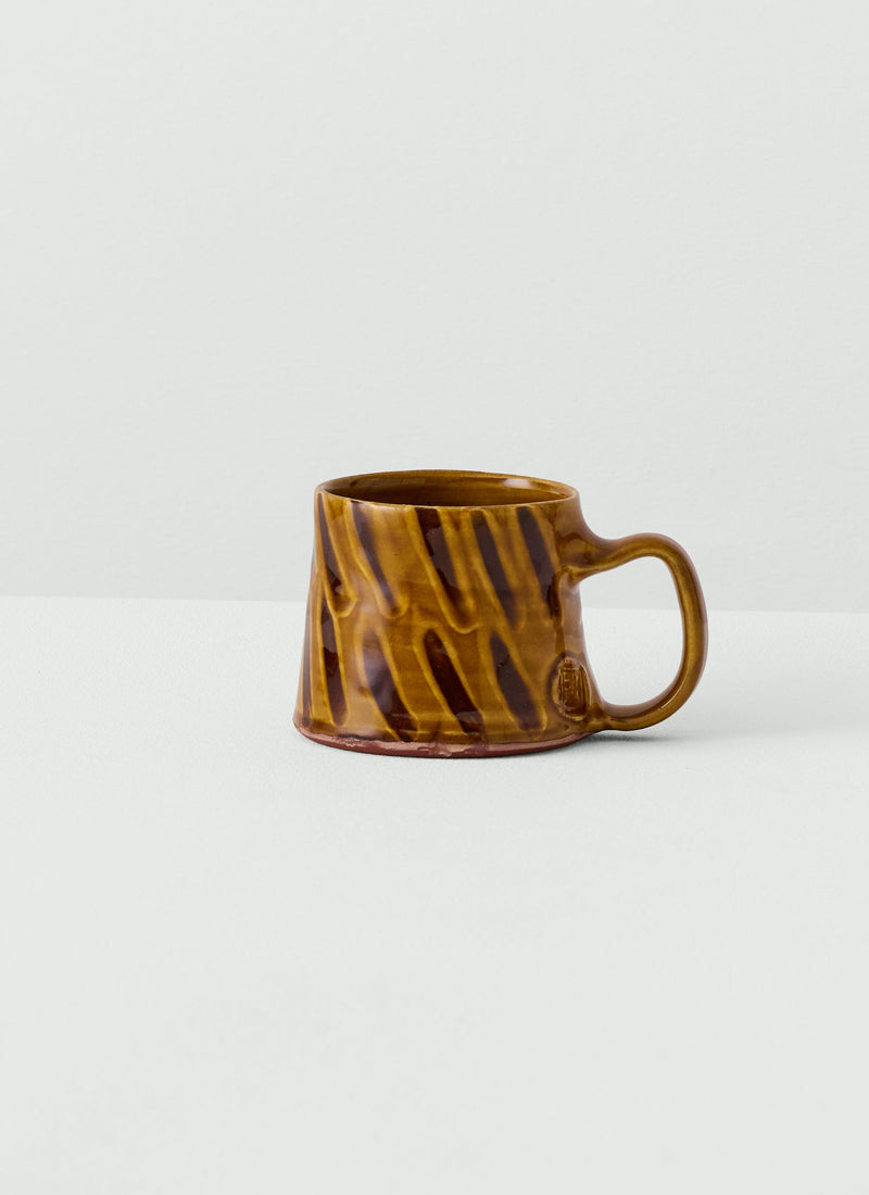 Erica Taylor Low Slipware Mug | Honey