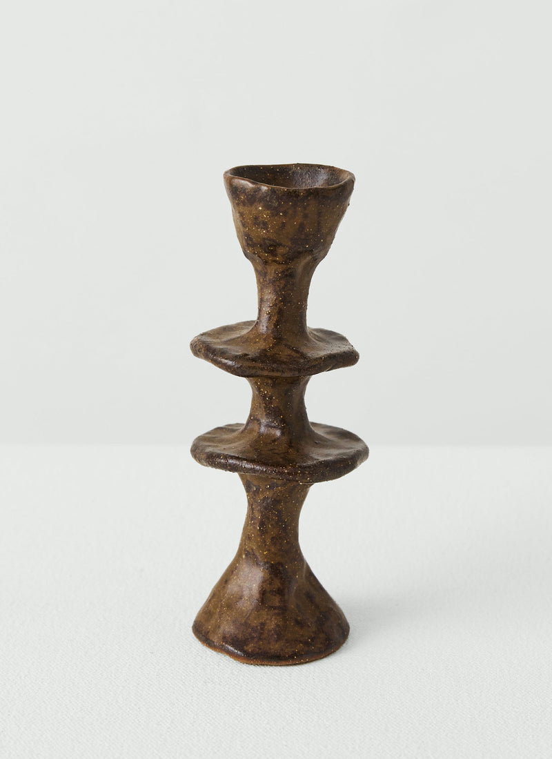 New Talk Studios Medium Candlestick | Peat