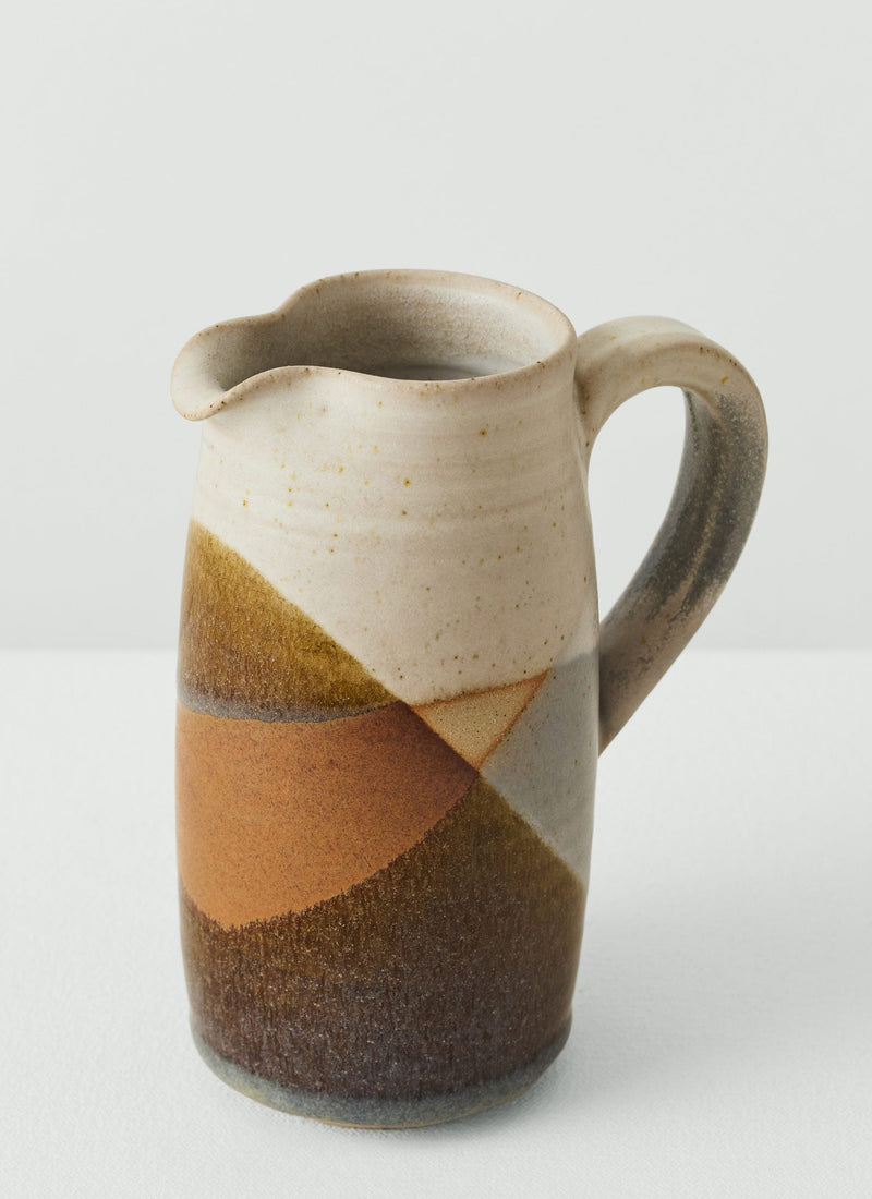 Liz Vidal Small Dipped Jug | Rust/Grey
