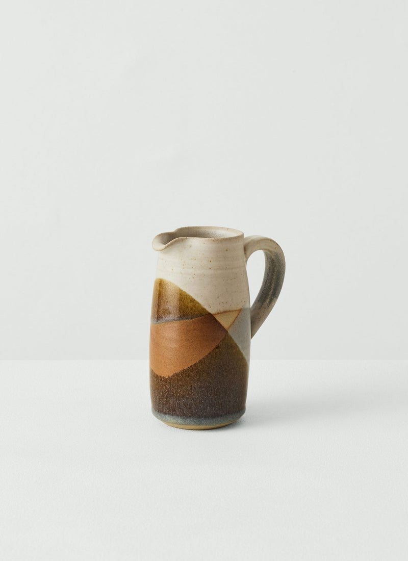 Liz Vidal Small Dipped Jug | Rust/Grey