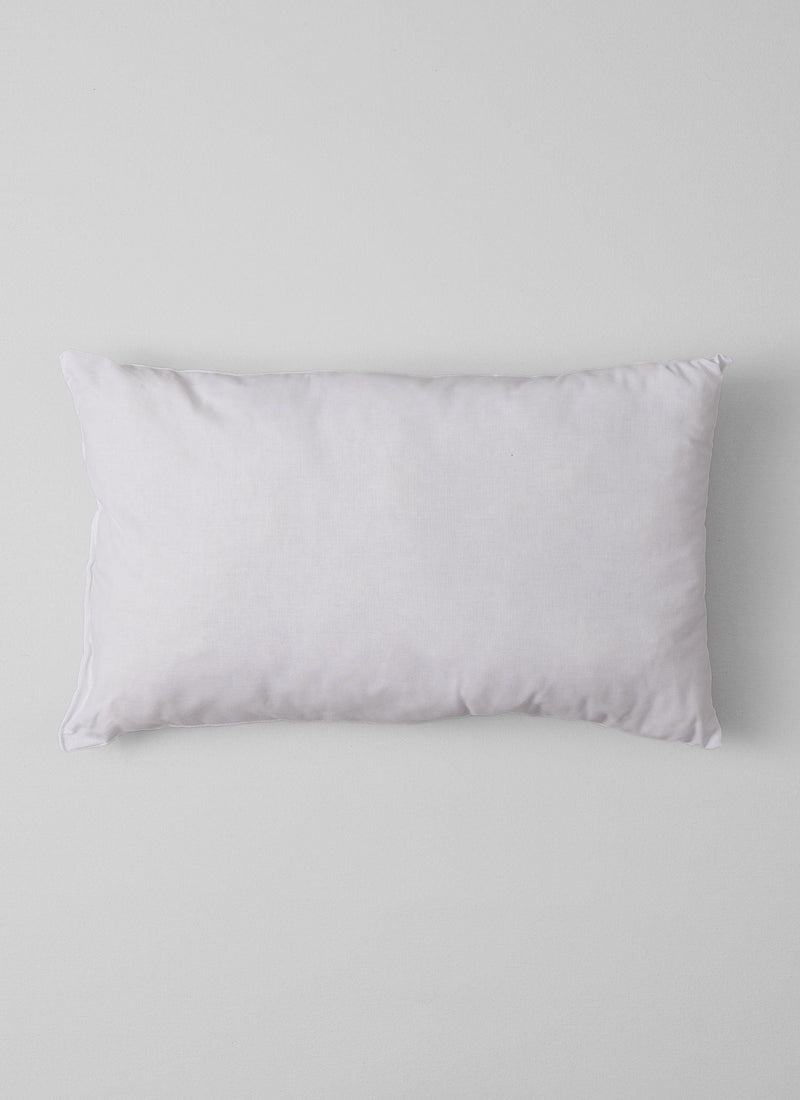 Small Rectangle Wool Pillow Pad | White