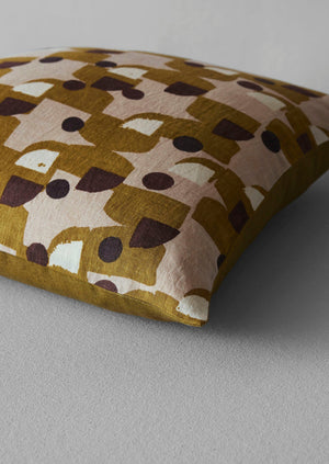 Bold Geo Linen Pillow Cover | Linden