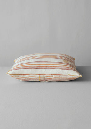 Tove Stripe Cotton Pillow Cover | Apricot