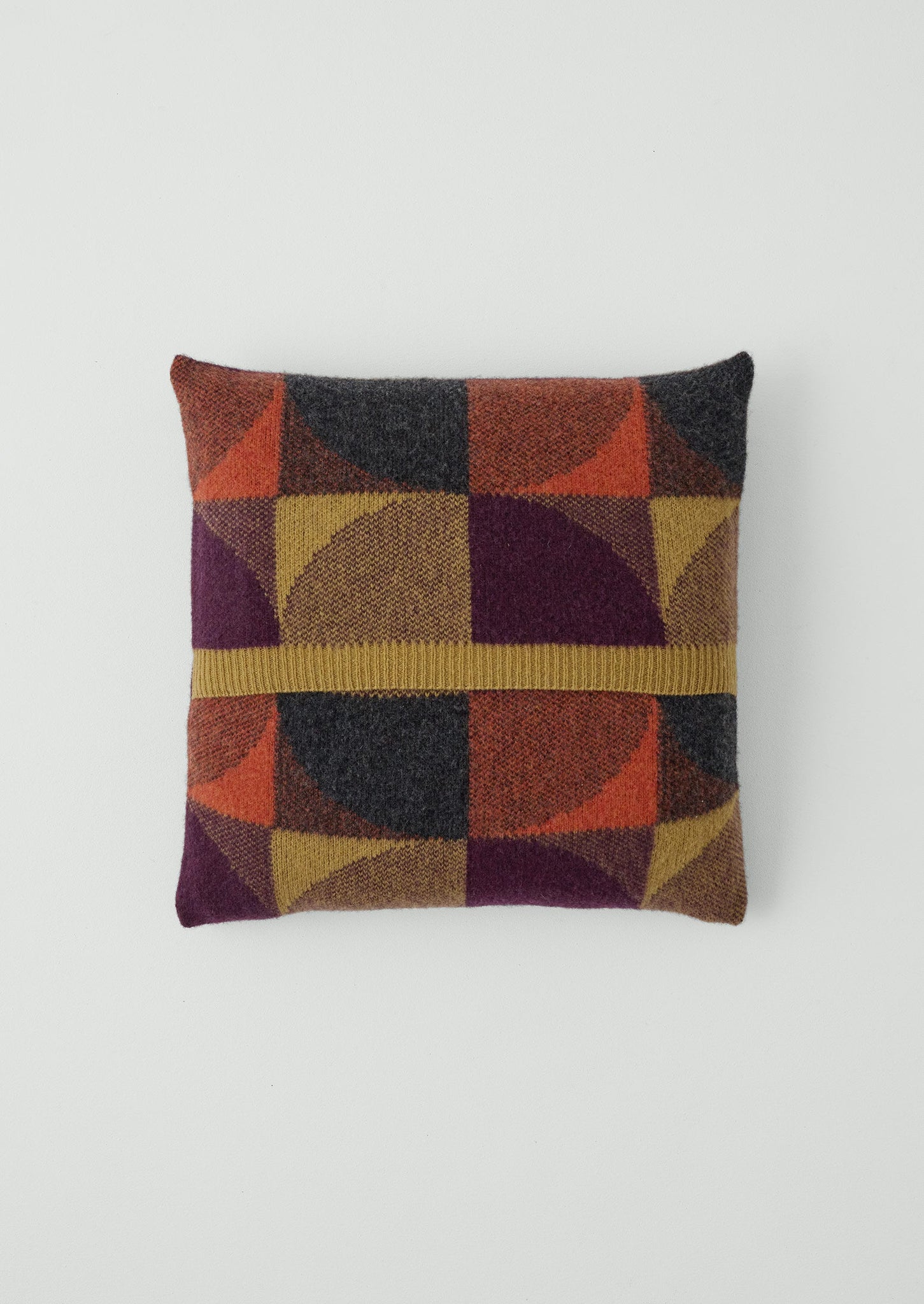 Forte Wool Pillow Cover | Ember/Soft Olive