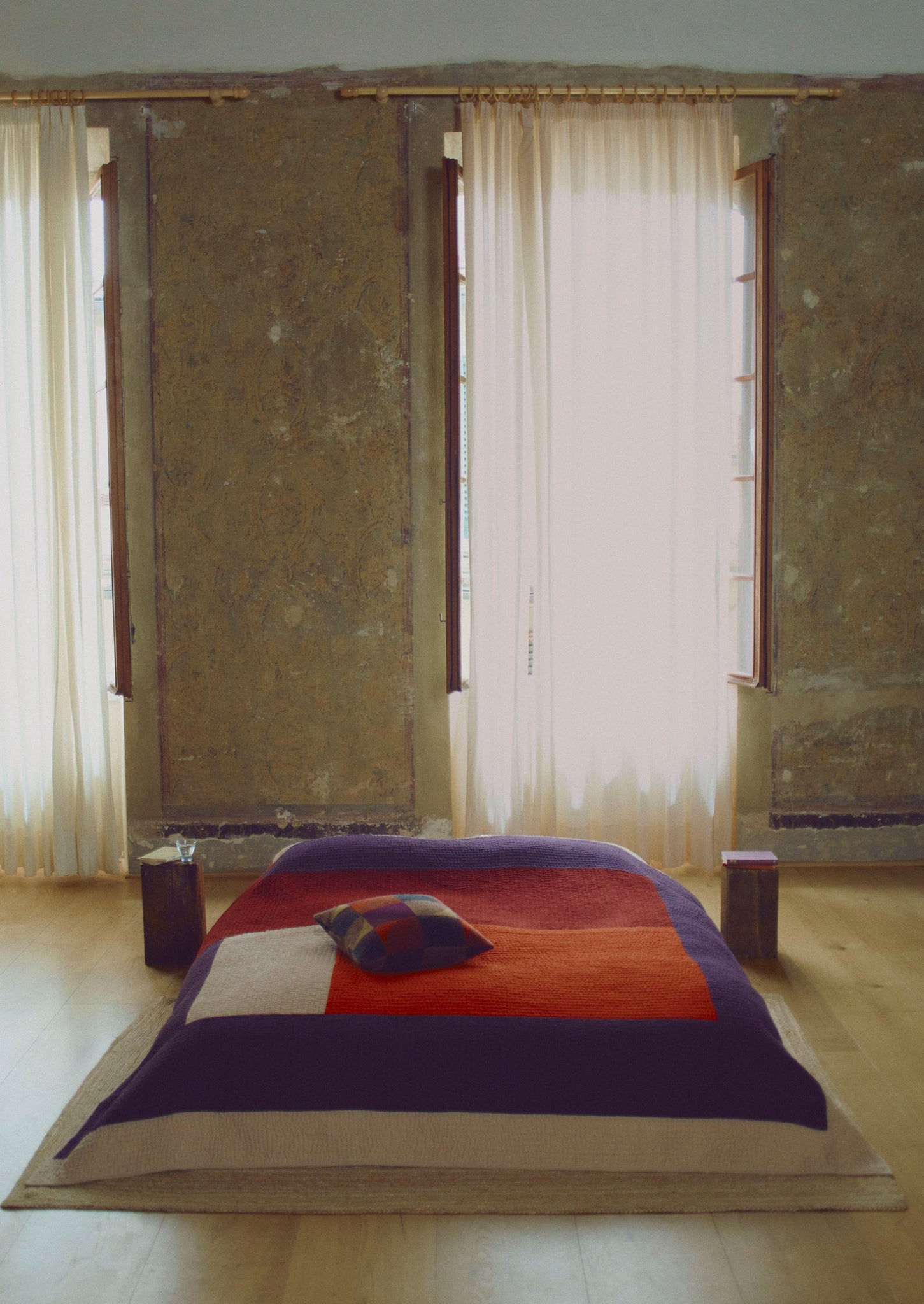 Forte Wool Pillow Cover | Ember/Soft Olive