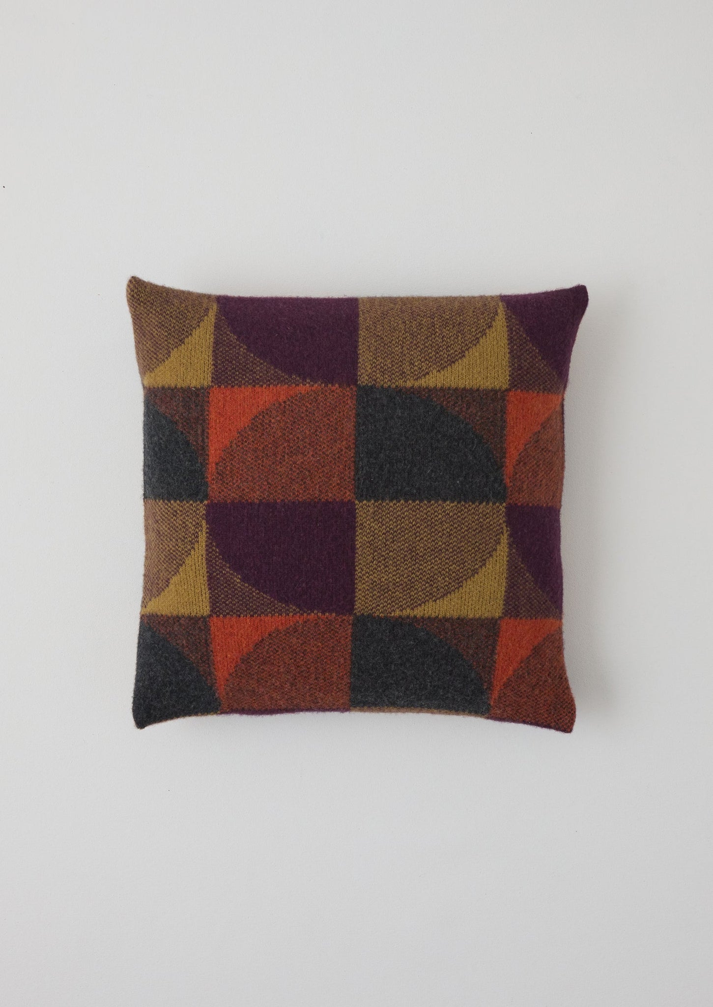 Forte Wool Pillow Cover | Ember/Soft Olive