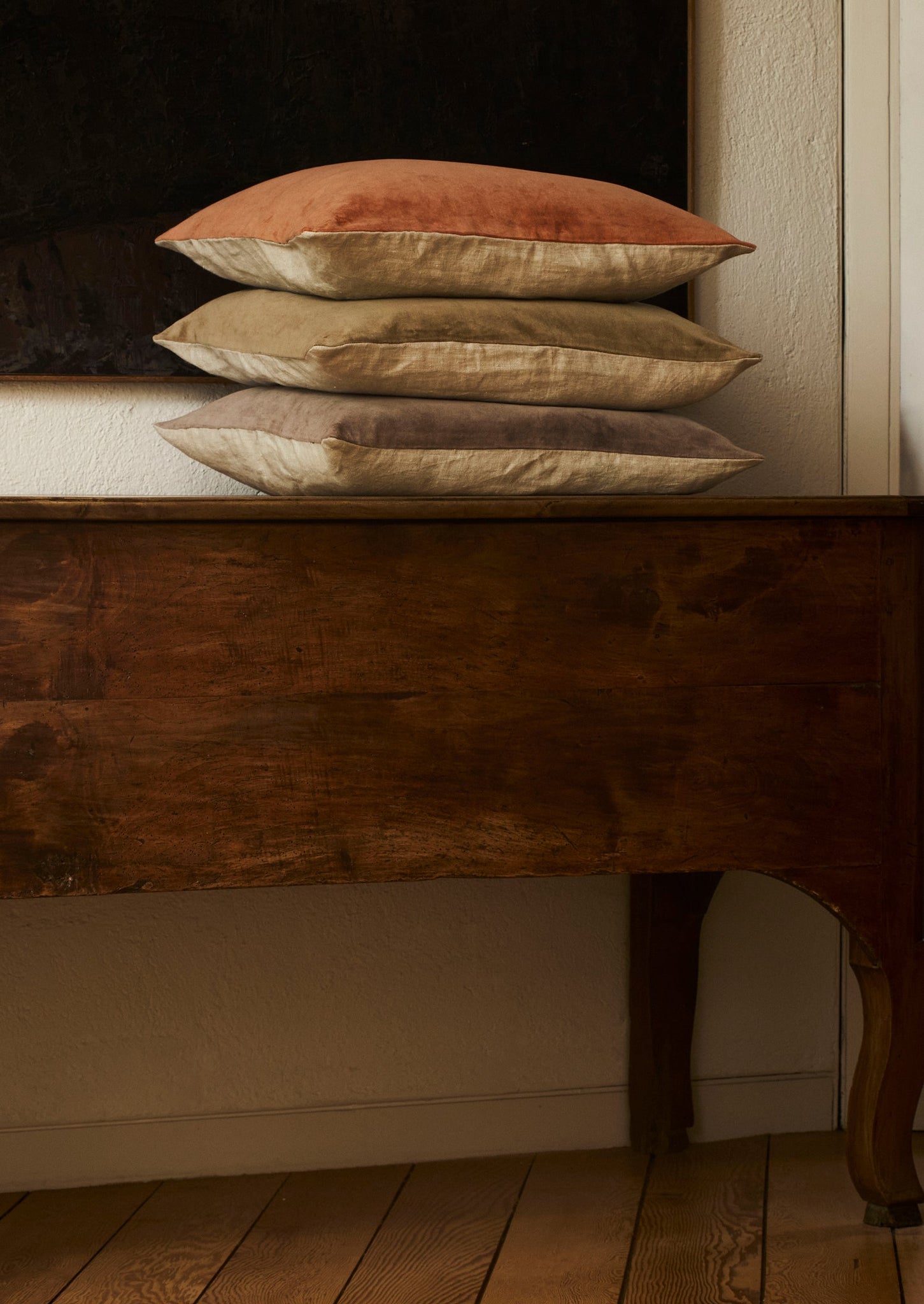 Square Velvet Pillow Cover | Nutmeg