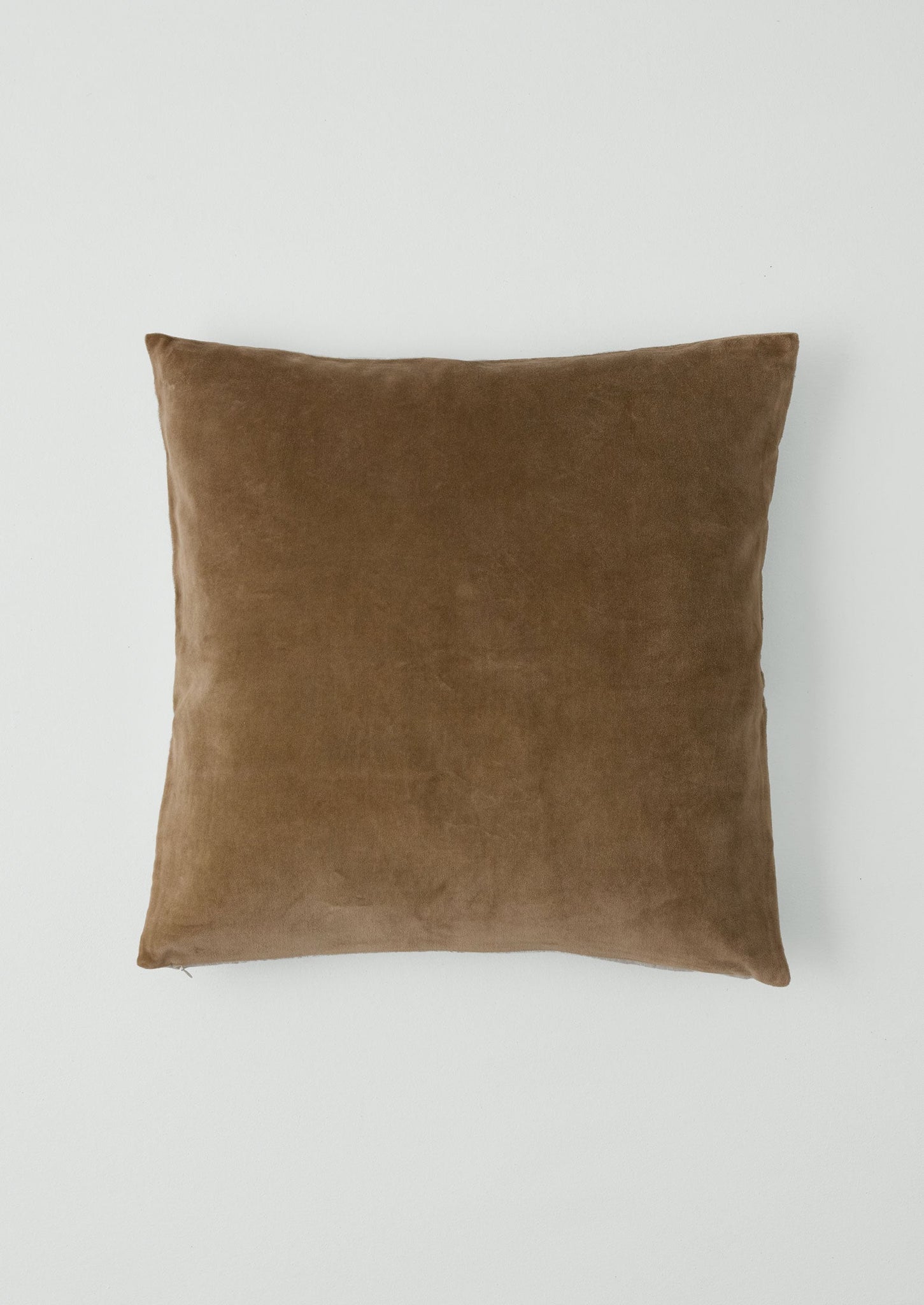Square Velvet Pillow Cover | Nutmeg