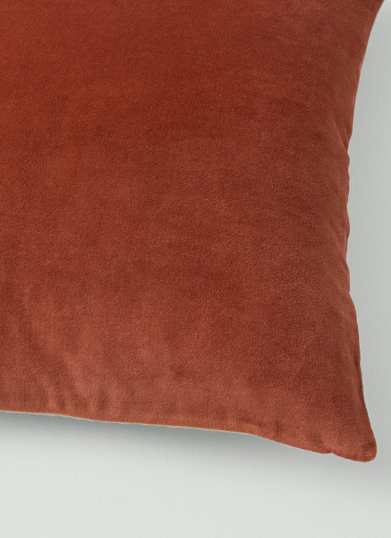 Square Velvet Pillow Cover | Raspberry