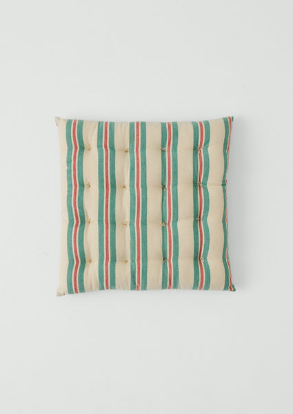 Market Stripe Hand Woven Seat Pad