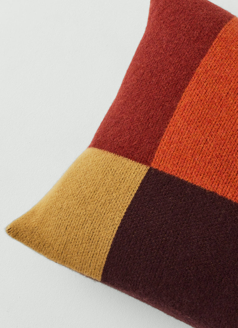 Dusk Wool Pillow Cover | Ember/Sienna