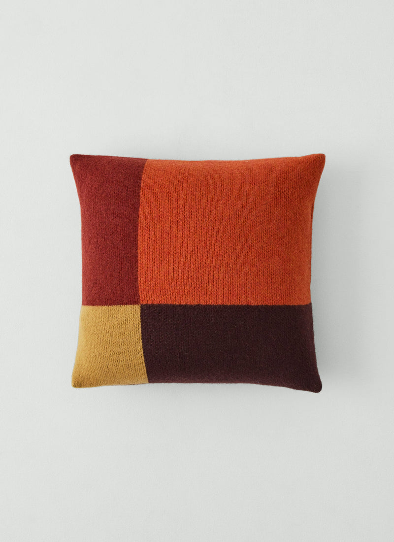 Dusk Wool Pillow Cover | Ember/Sienna