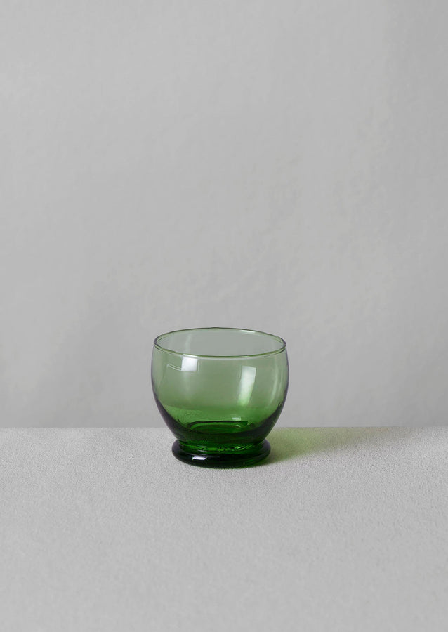 Rounded Moroccan Glasses Set | Green