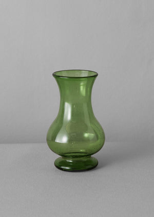 Hand Blown Pitcher Vase | Olive