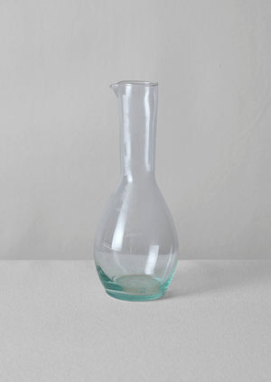 Moroccan Glass Carafe | Clear