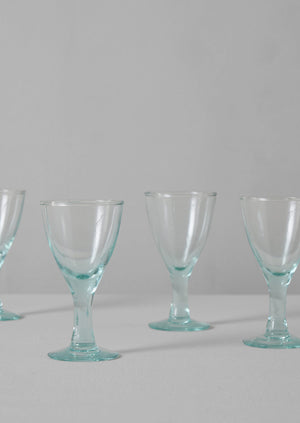 Recycled Bolivian Wine Glasses Set | Clear