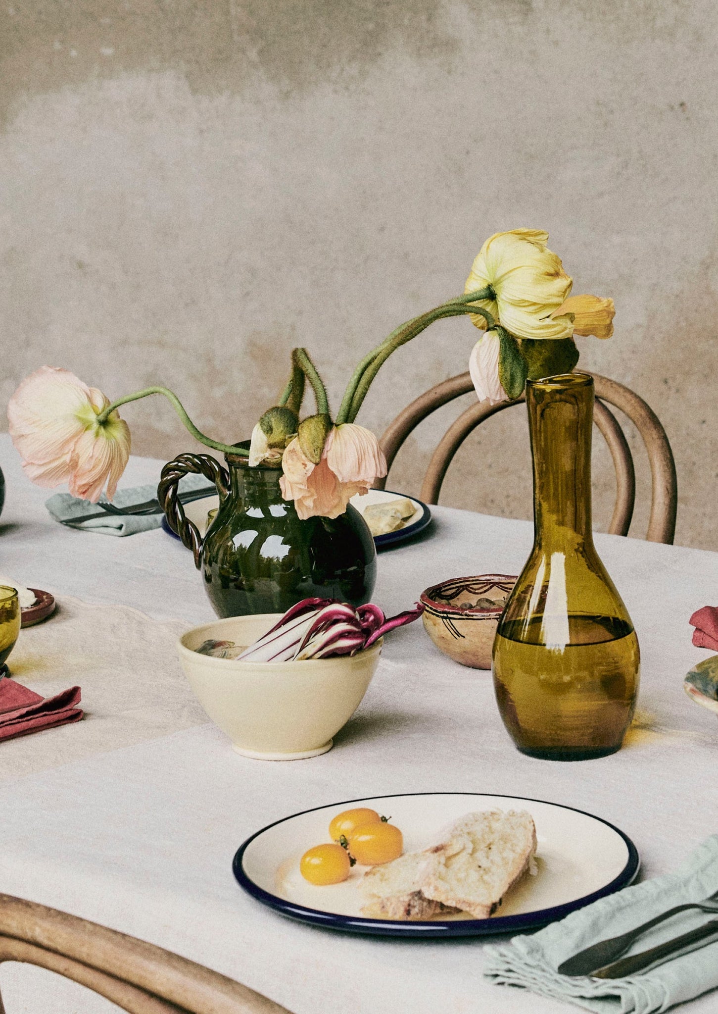 Moroccan Glass Carafe | Amber
