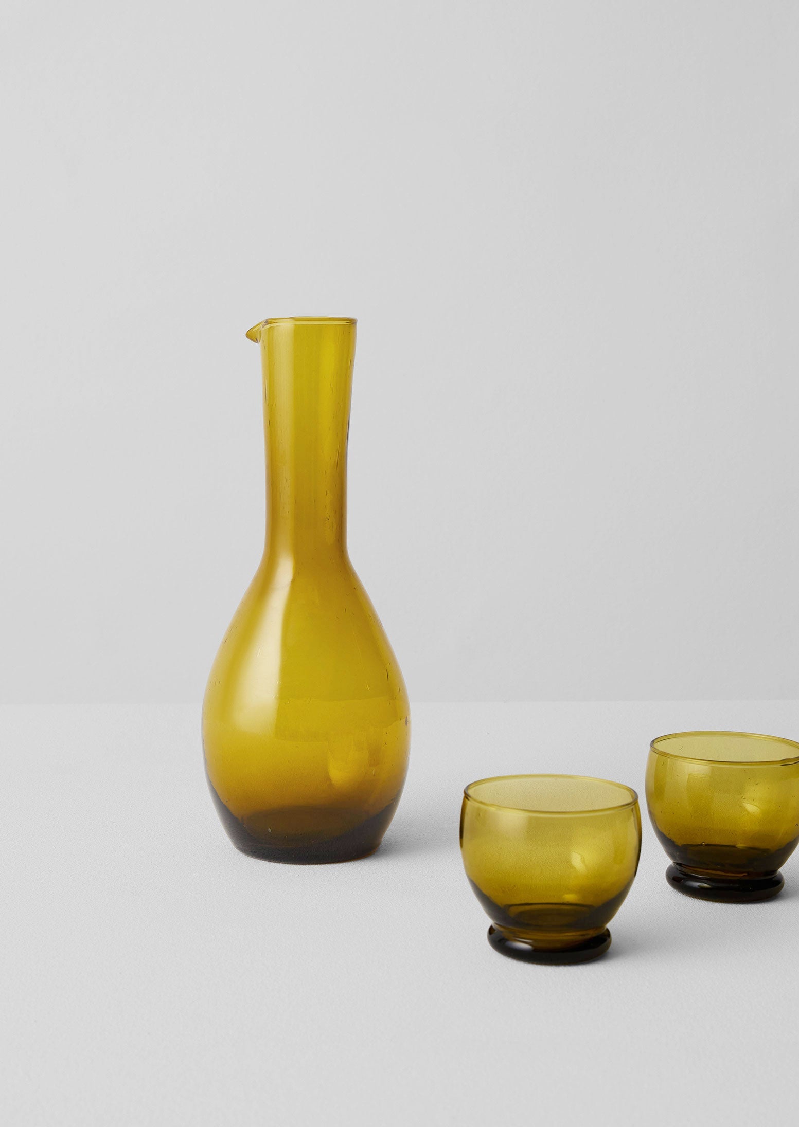 Rounded Moroccan Glasses Set | Amber | TOAST