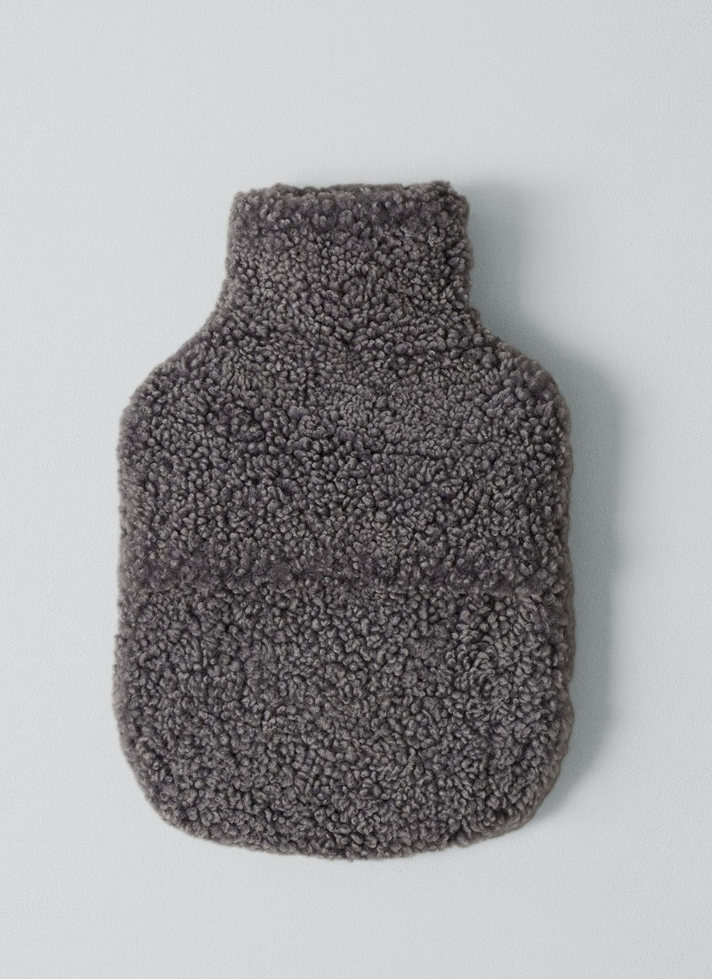 Sheepskin Hot Water Bottle Cover | Grey